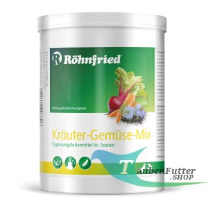Kräuter-Gemüse-Mix – mit 17 Kräutern für Tauben (500 g)