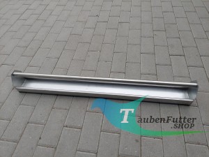 Futtertrog Säurebeständiges Metall 100cm
